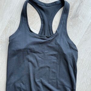 Lululemon Athletica Black Fitted Sleeveless Tank Top